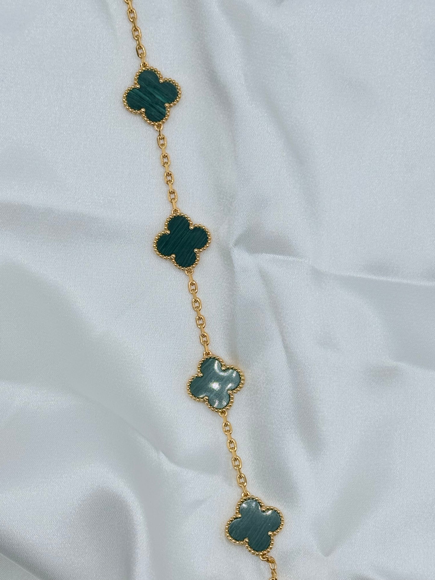 Clover Bracelet -Brass