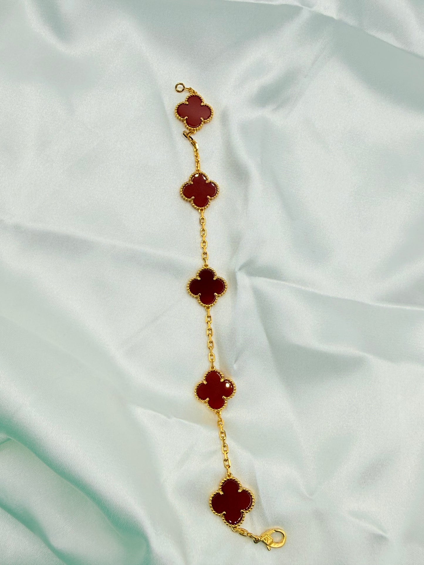 Clover Bracelet -Brass